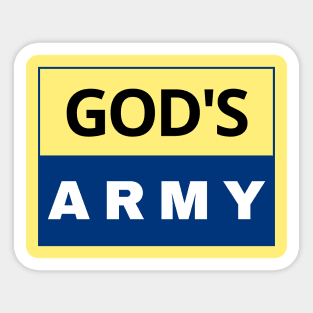God's Army | Christian Sticker